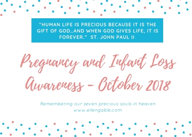 Pregnancy and infant loss awareness month - october 15
